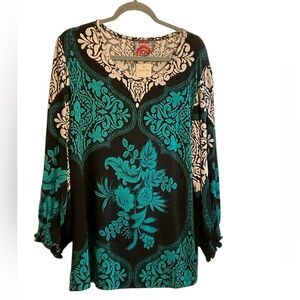 Johnny Was NWT Janie favorite smocked tee